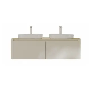 Тумба с раковиной Black&White Universe 9161400-2 Double 140 см бежевый